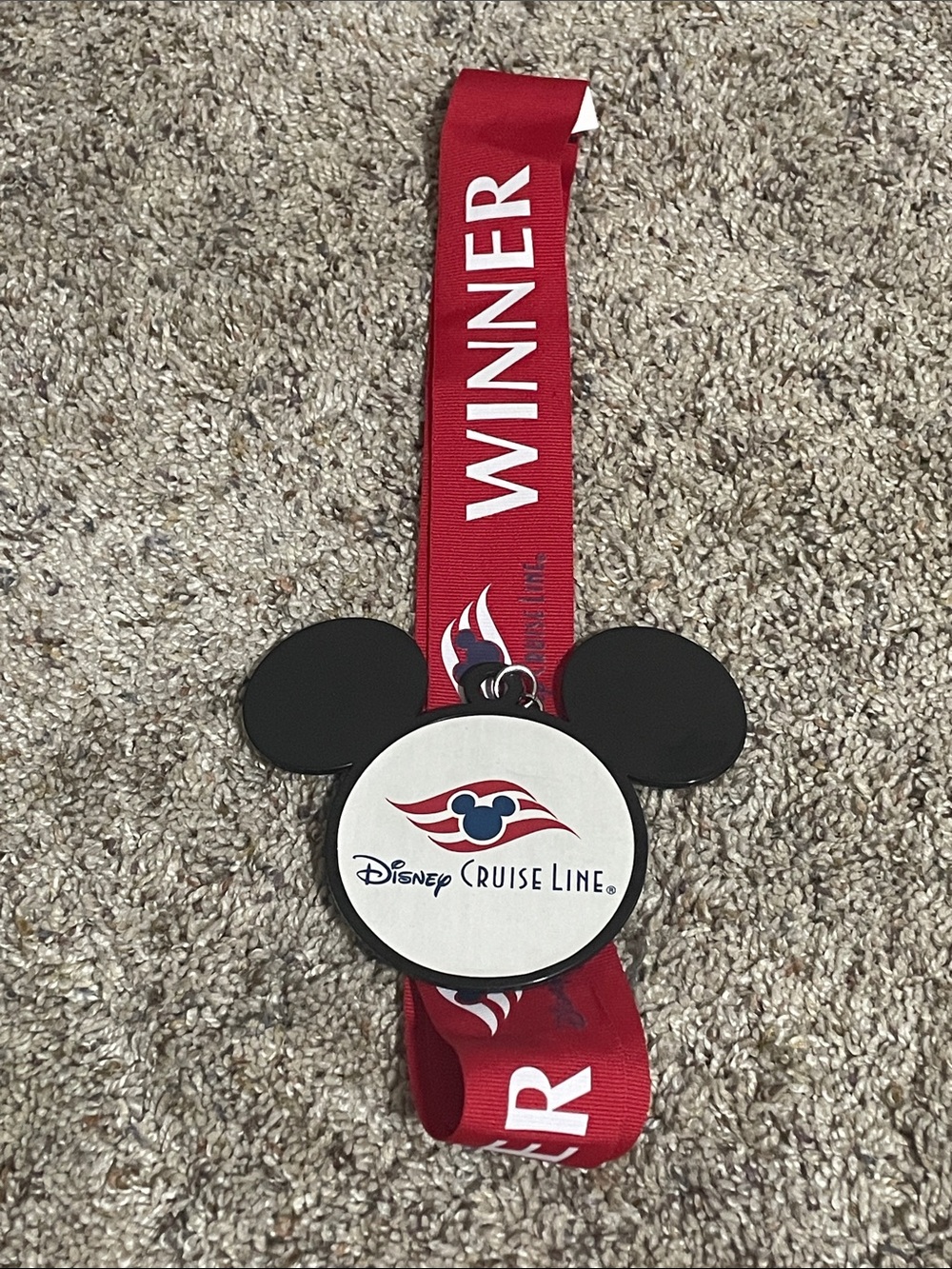 Disney Cruise Line Winner Lanyard